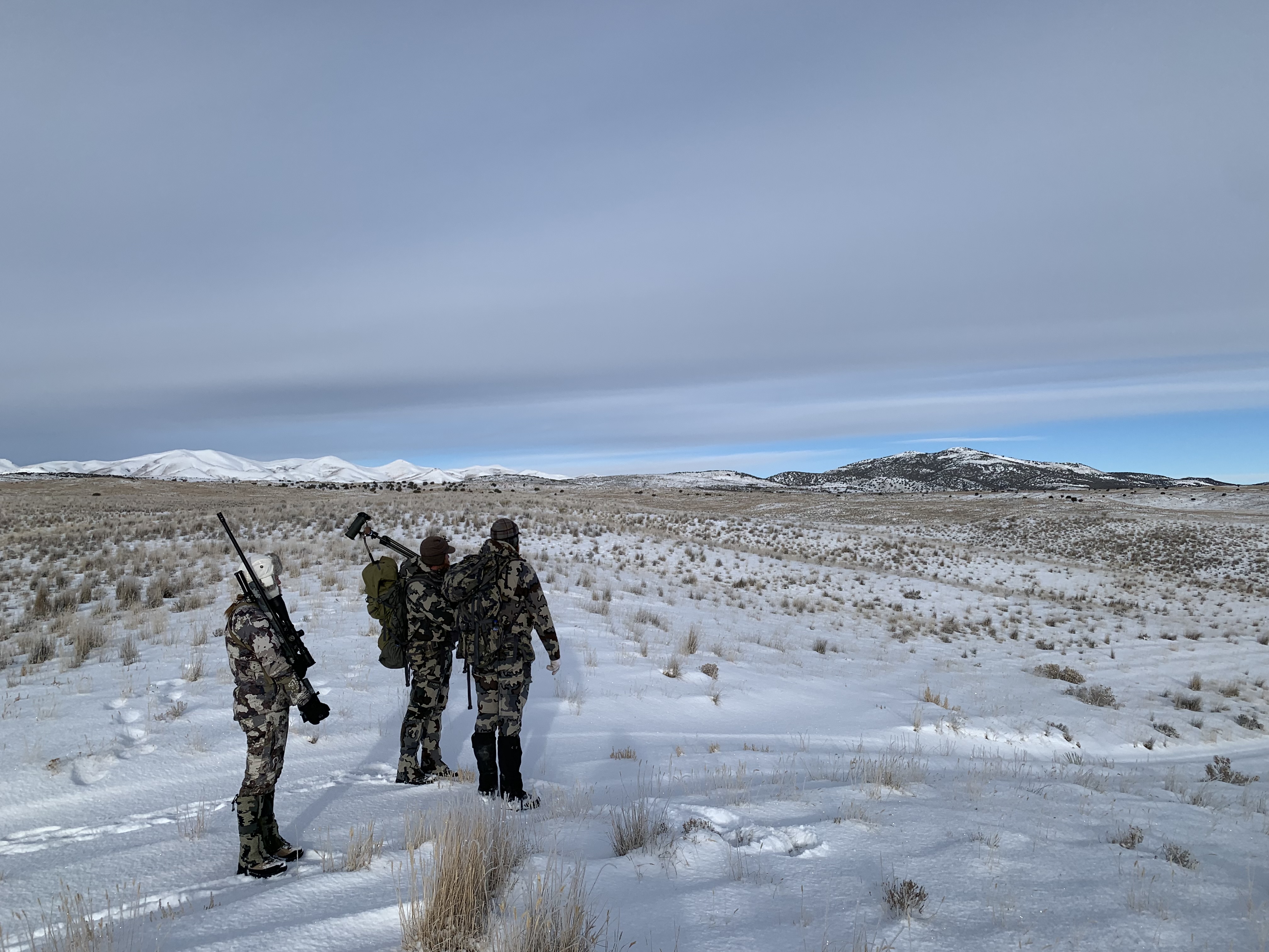 Guides scouting Nevada backcountry